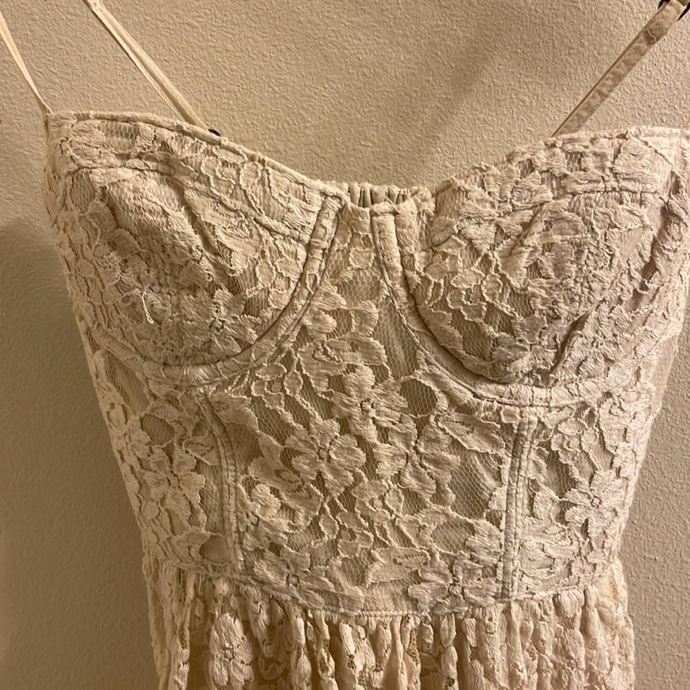 Abercrombie & Fitch mini lace dress/lingerie/long top